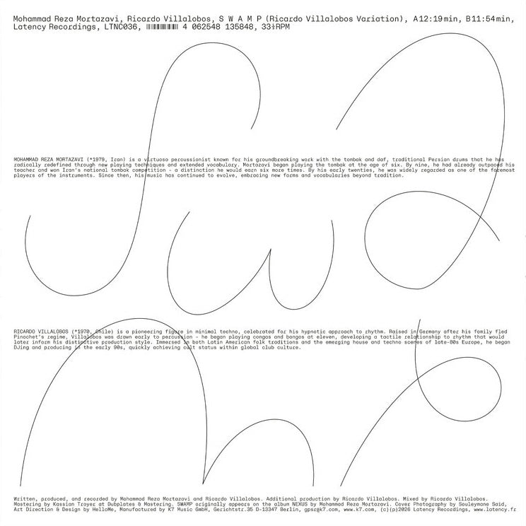 Mohammad Reza Mortazavi, Ricardo Villalobos - Swamp (Ricardo Villalobos Variation) EP 12"