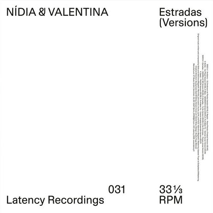 Nídia & Valentina - Estradas (Versions) LP