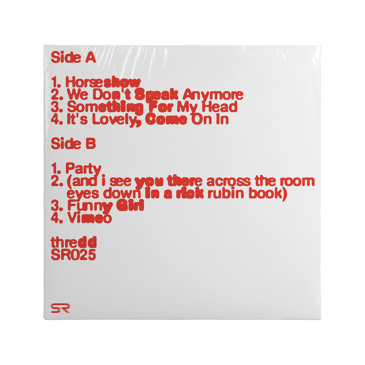 thredd - It’s Lovely, Come On In LP