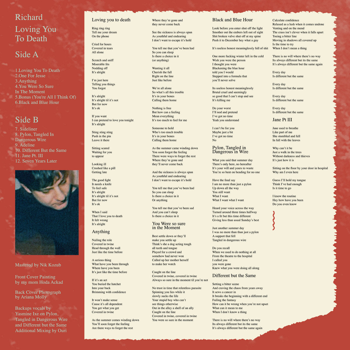 Richard - Loving You To Death LP (Pre-order)