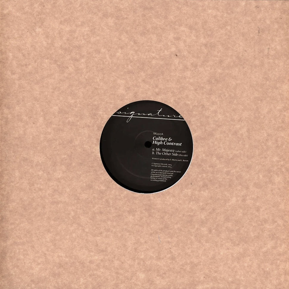 Calibre & High Contrast - Mr. Majestic 12"
