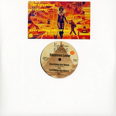 The Egyptian Lover - Everything She Wants / So Good 12"