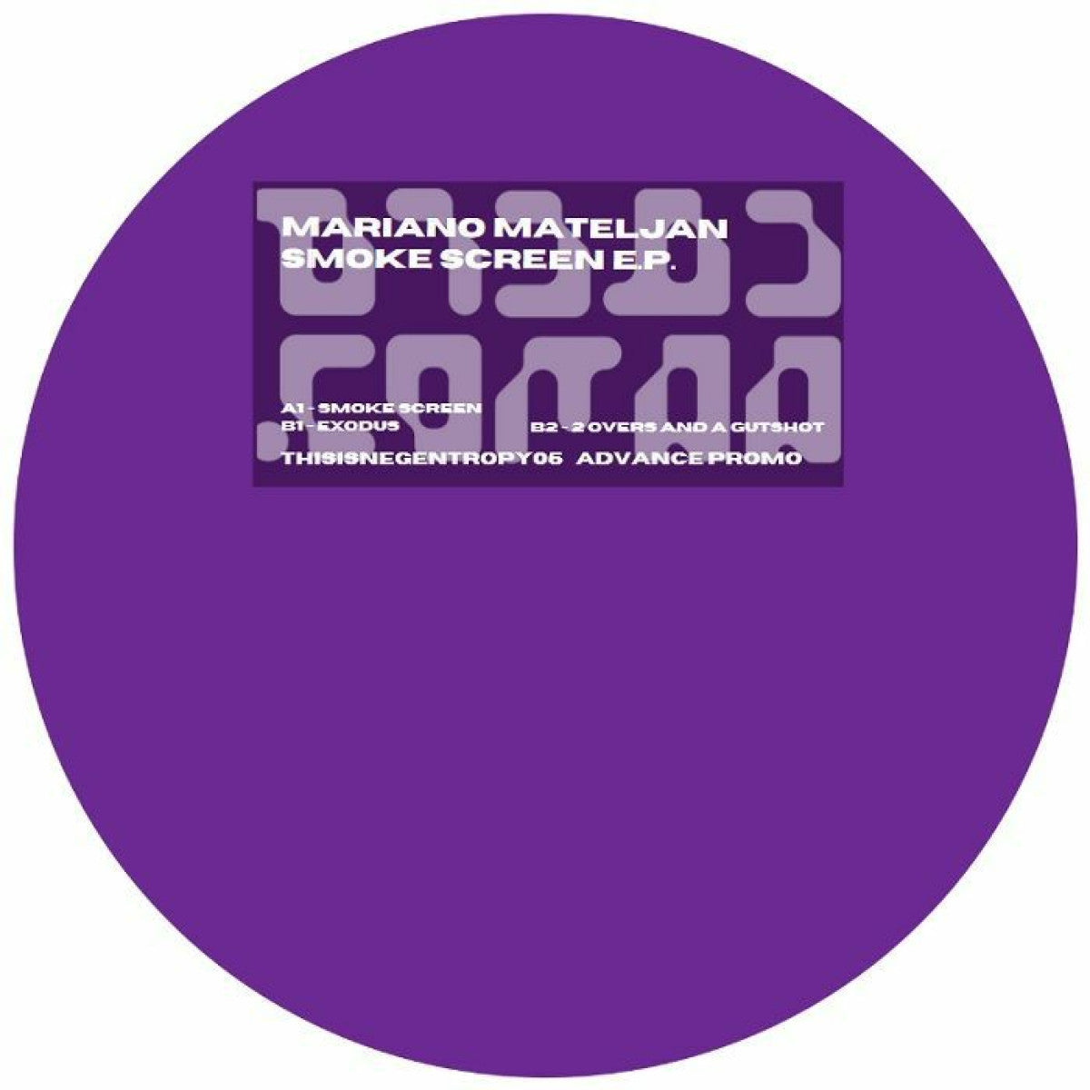 Mariano Mateljan - Smoke Screen 12"