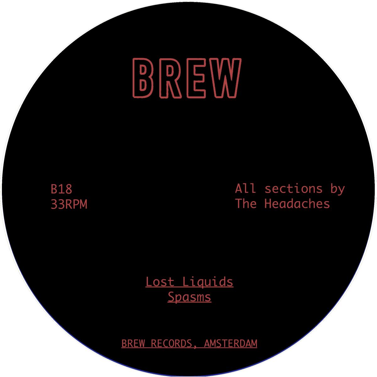 The Headaches - BREW B18 EP 12" (Beau Wanzer & Jason Letkiewicz)