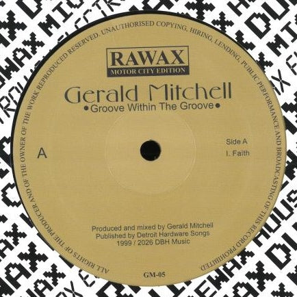 Gerald Mitchell - Groove Within the Groove 12"
