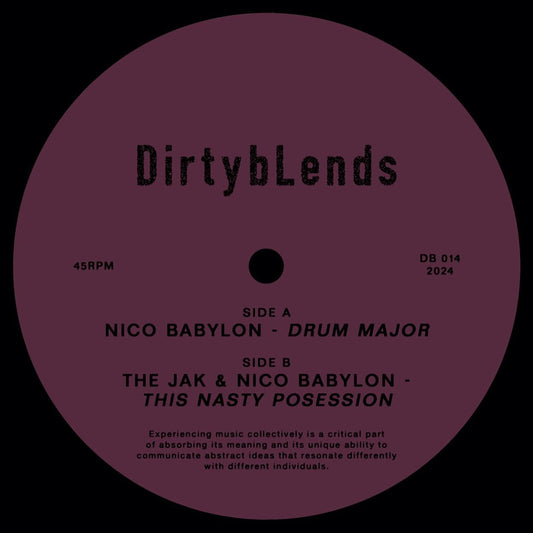 Nico Babylon / The Jak - Drum Major / This Nasty Possesion 12"
