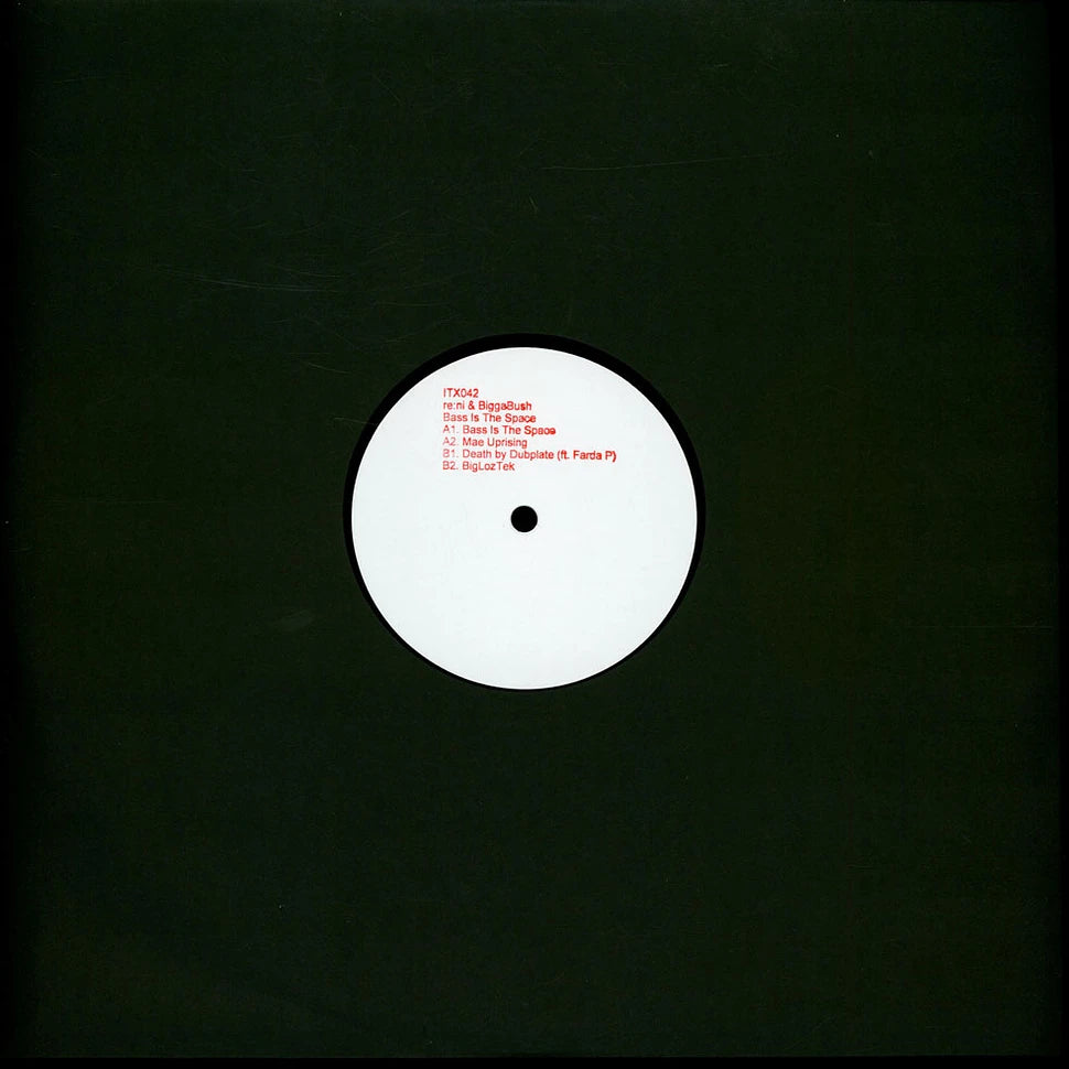 re:ni & BiggaBush - Bass Is The Space 12"