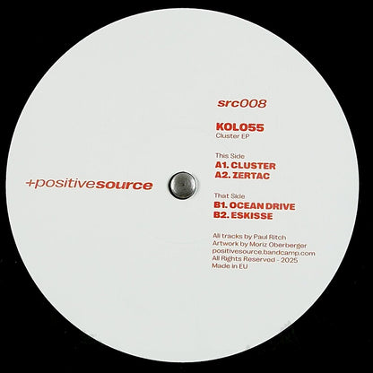 KOLO55 (aka Paul Ritch) - Cluster EP 12"