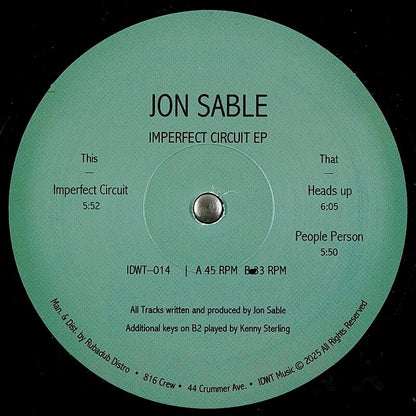Jon Sable - Imperfect Circuit 12"