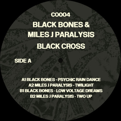 Black Bones & Miles J Paralysis - Black Cross EP 12"