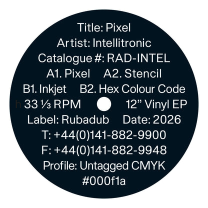 Intellitronic - Pixel EP 12" (Gerald Donald, Drexciya)