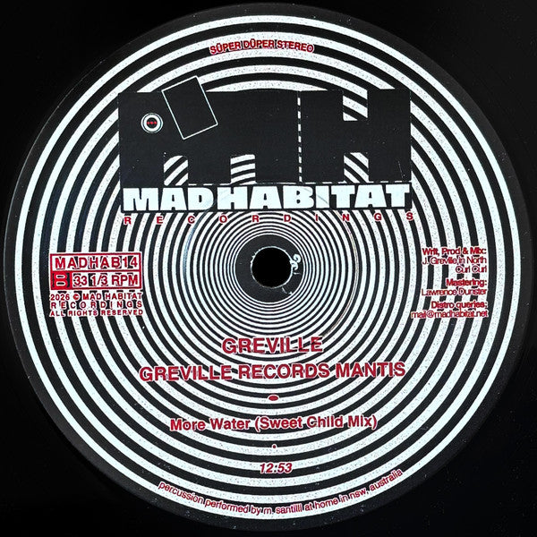 Greville - Greville Records Mantis 12"