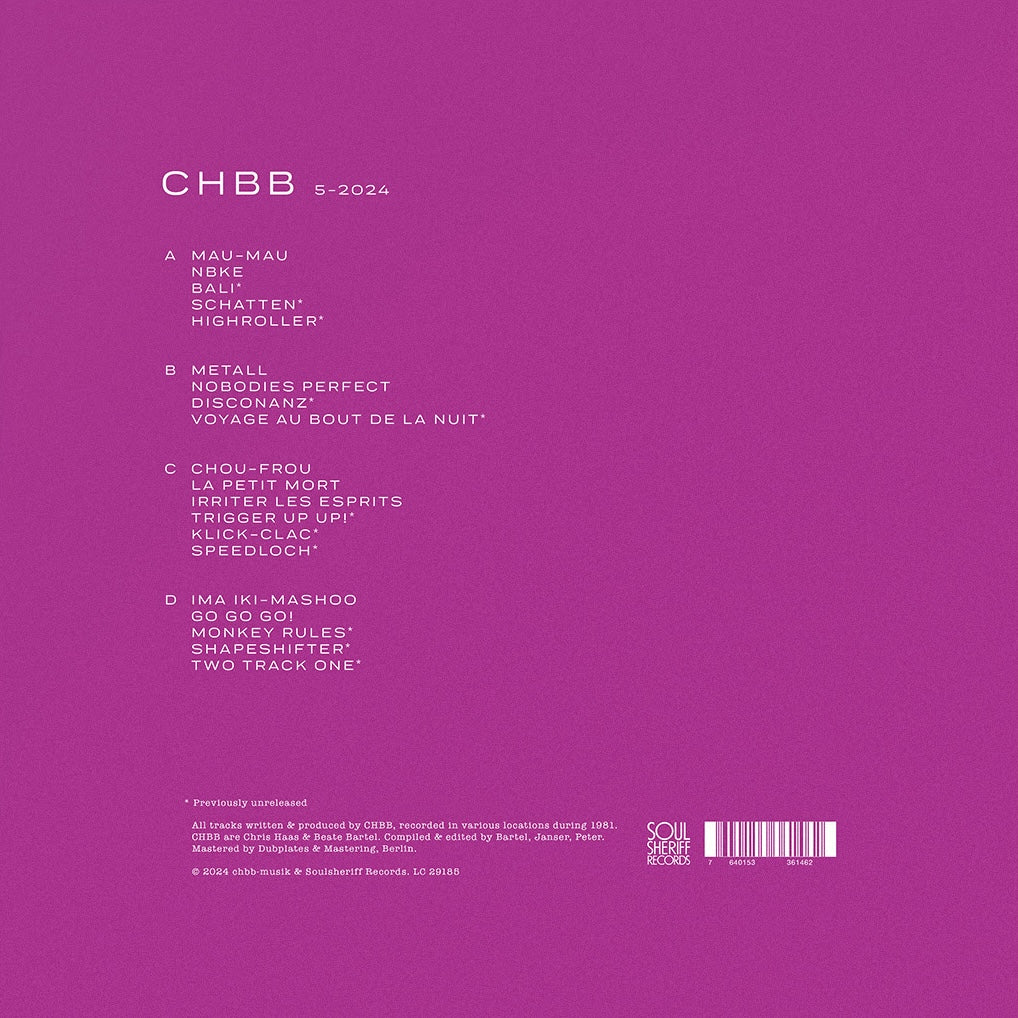 CHBB - CHBB 2xLP