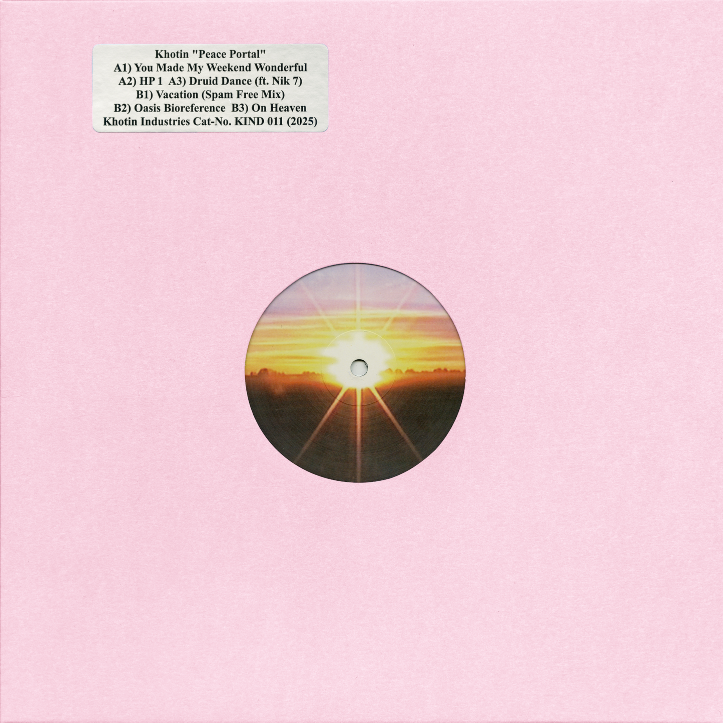 Khotin - Peace Portal EP 12"