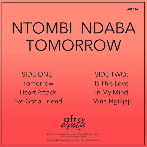 Ntombi Ndaba - Tomorrow LP