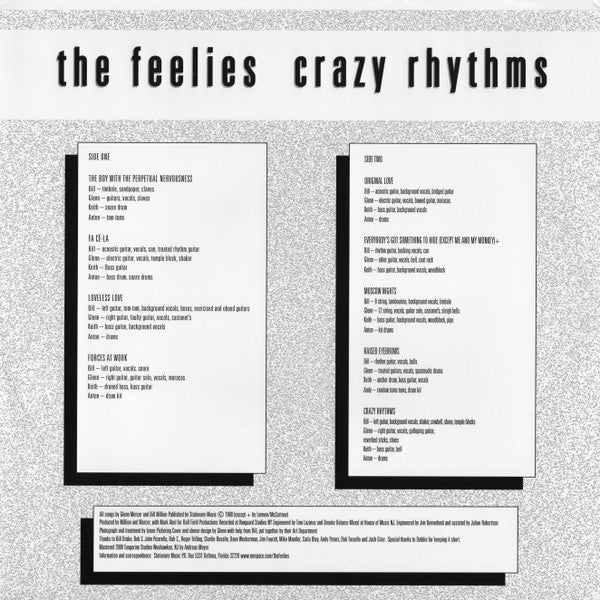 The Feelies - Crazy Rhythms LP