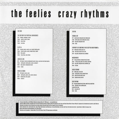 The Feelies - Crazy Rhythms LP