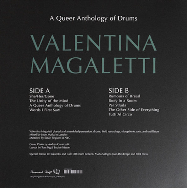 Valentina Magaletti - A Queer Anthology of Drums LP