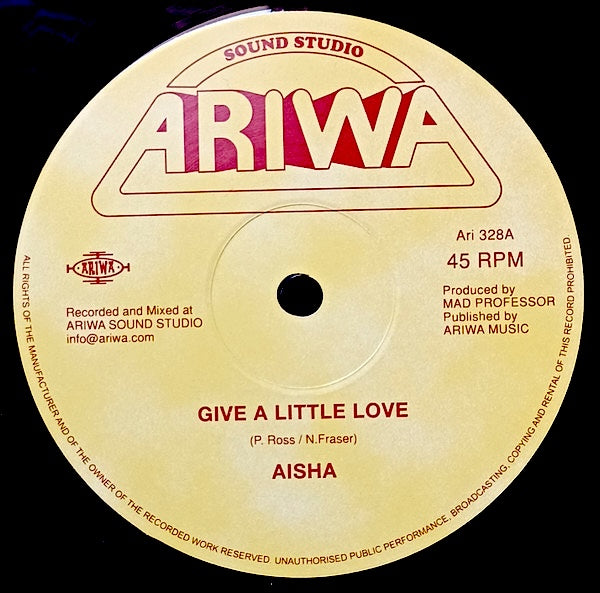 Aisha / Jah Shaka / Norman Twinkle / Mad Professor - Give a Little / African Message 12"