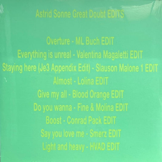 Astrid Sonne - Great Doubt Edits LP