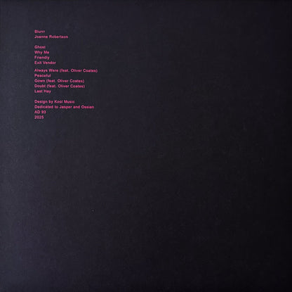 Joanne Robertson - Blurrr LP