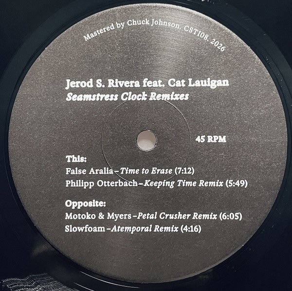 Jerod S. Rivera feat. Cat Lauigan - Seamstress Remixes 12" (False Aralia, Slowfoam)