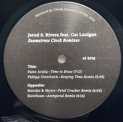 Jerod S. Rivera feat. Cat Lauigan - Seamstress Remixes 12" (False Aralia, Slowfoam)
