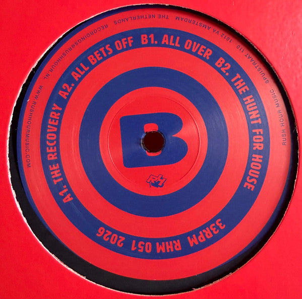 Boo Williams - The Recovery EP 12"