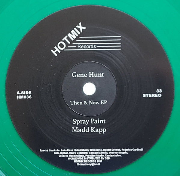 Gene Hunt - Then & Now EP 12"