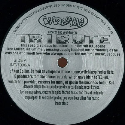 Terrence Parker - Tribute EP 12"
