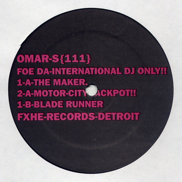 Omar-S - 111 2x12"