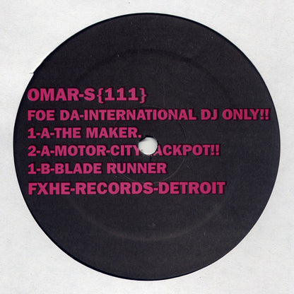 Omar-S - 111 2x12"