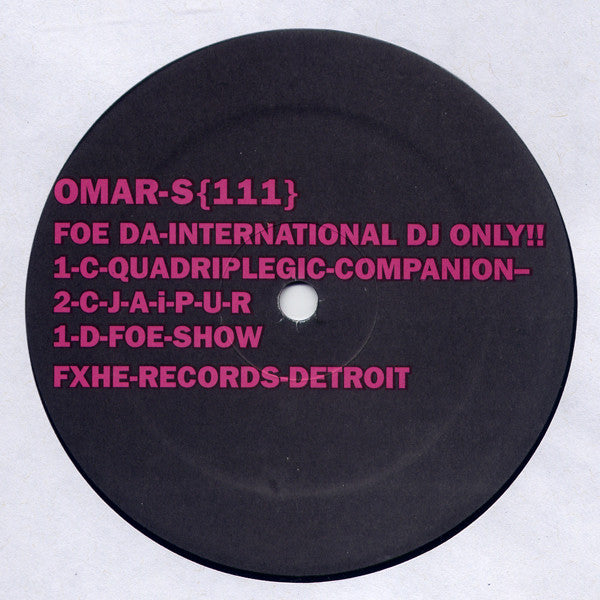 Omar-S - 111 2x12"