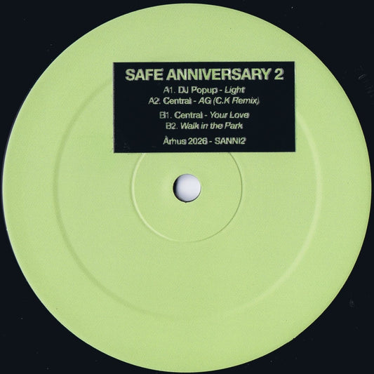 DJ Popup / Central - Safe Anniversary 2 EP 12" (Pre-order)