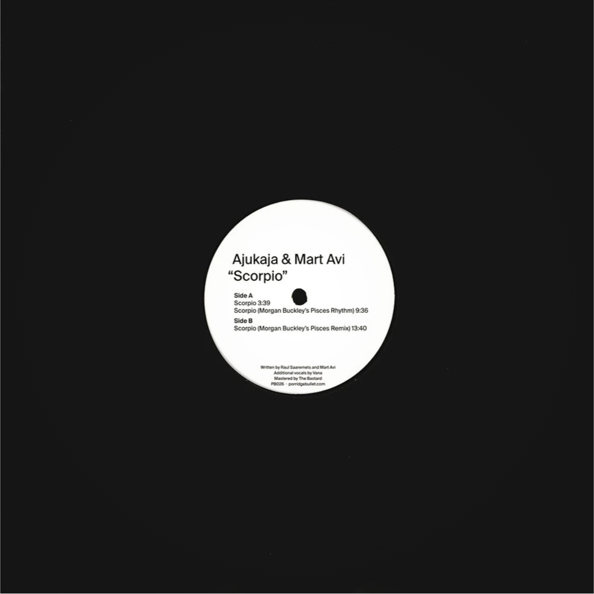 Ajukaja & Mart Avi - Scorpio (Morgan Buckley Remixes) 12"