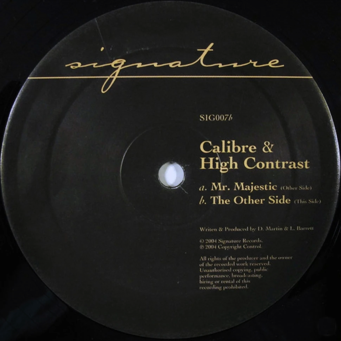 Calibre & High Contrast - Mr. Majestic 12"