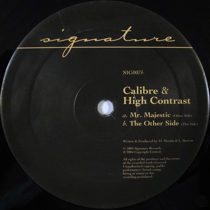 Calibre & High Contrast - Mr. Majestic 12"