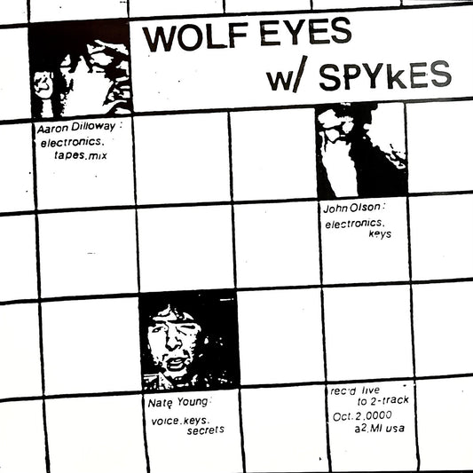 Wolf Eyes w/ Spykes - Wolf Eyes w/ Spykes LP