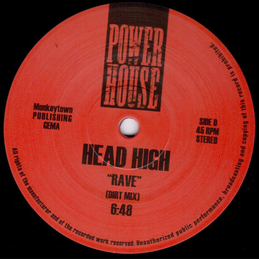 WK7 / Head High - Do It Yourself (Original Mix) / Rave (Dirt Mix) 12"
