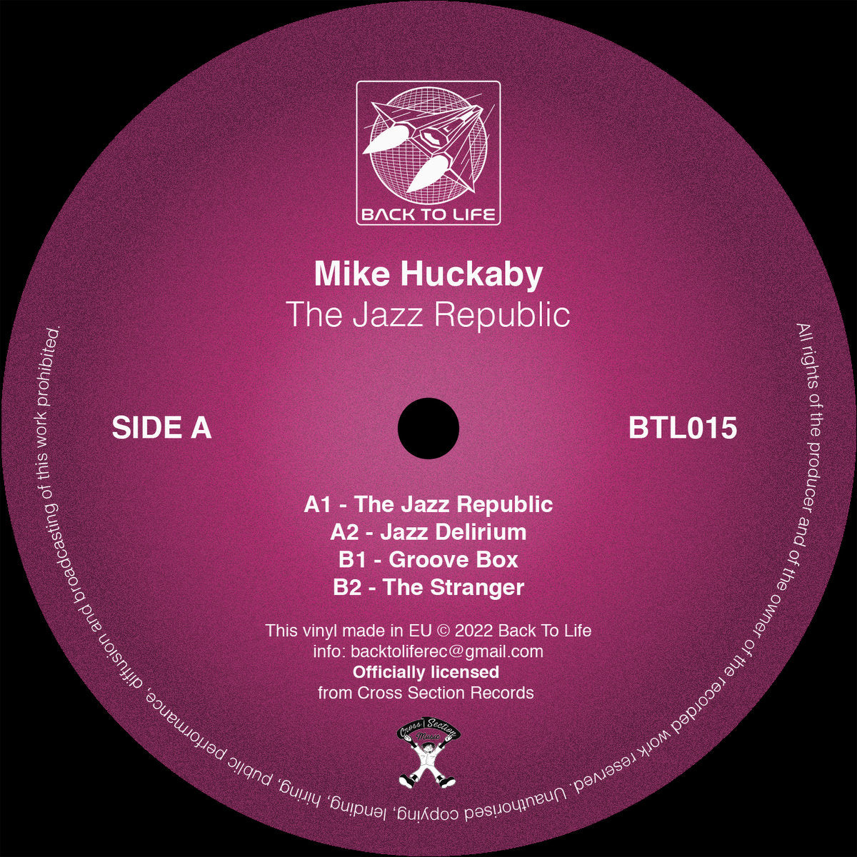 Mike Huckaby - The Jazz Republic 12"