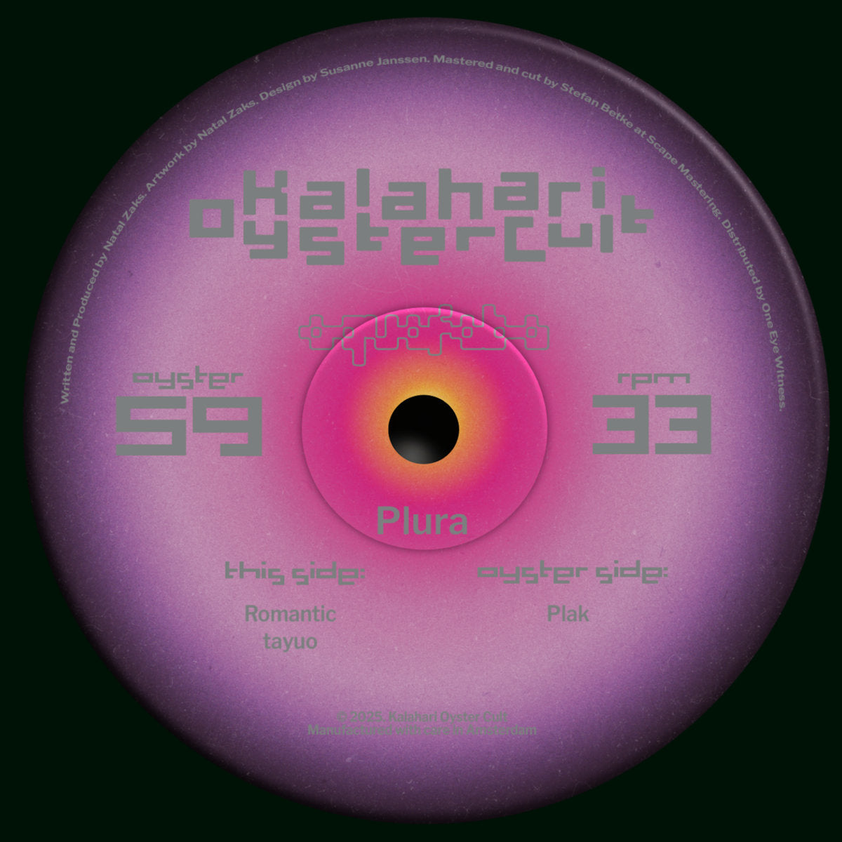 Aquafaba - Plura 2xLP (Natal Zaks aka Picture, Central)