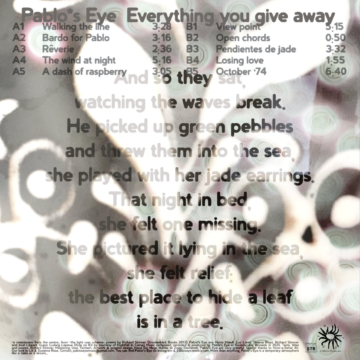 Pablo's Eye - Everything you give away LP (Pre-order)