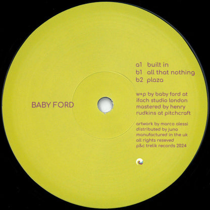 Baby Ford - Built In EP 12"