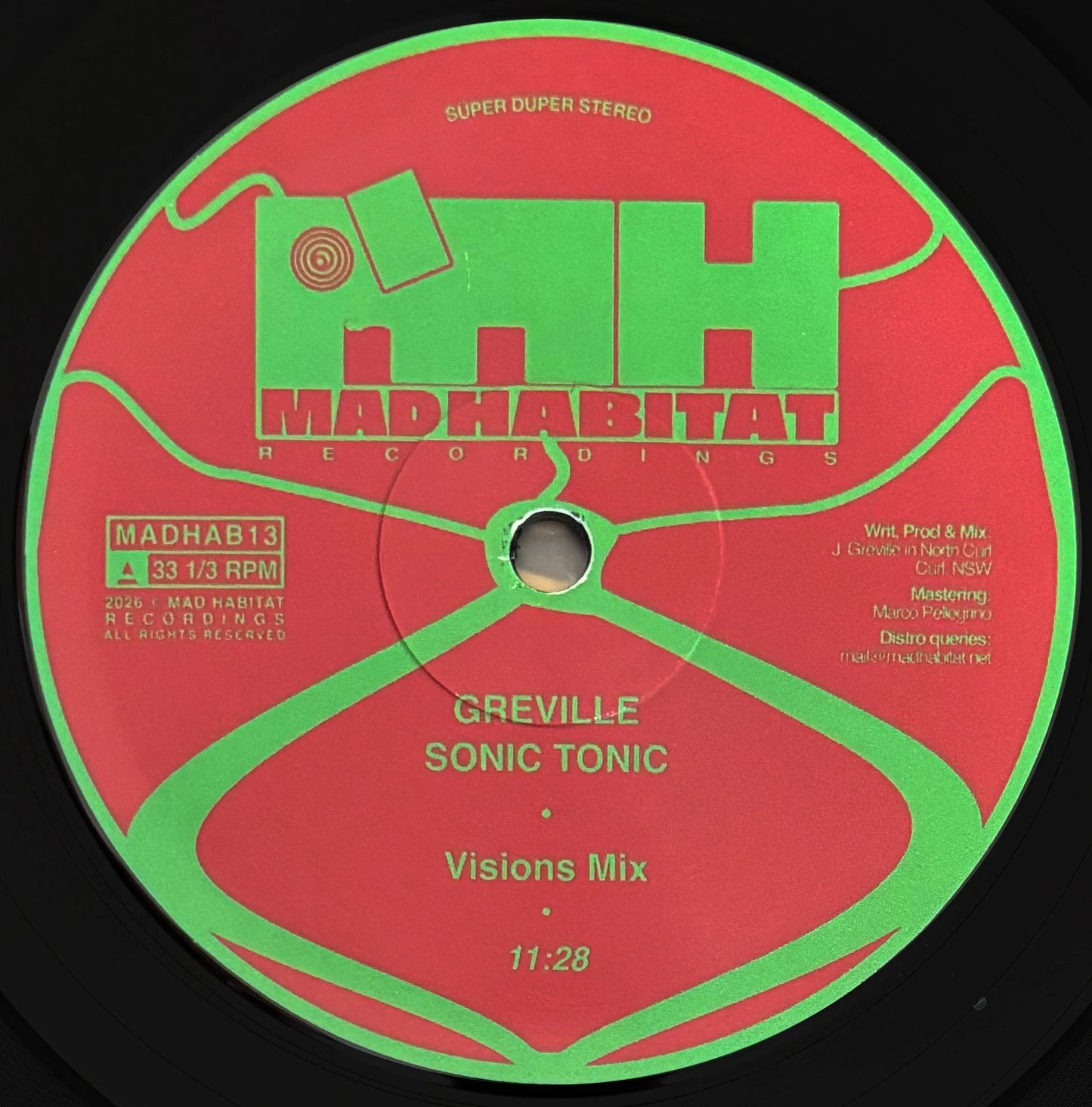 Greville - Sonic Tonic 12"