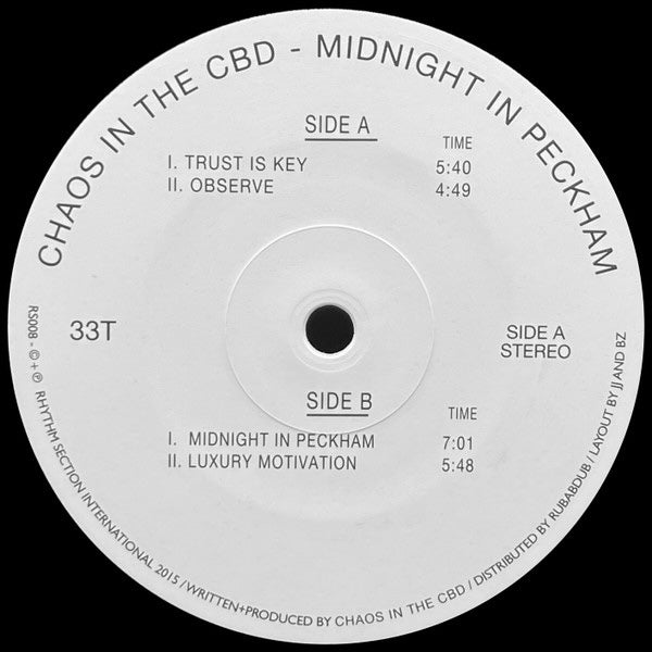 Chaos In the CBD - Midnight in Peckham EP 12"