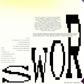 Morgan Buckley & Ben Donohoe - Sworx LP (Wah Wah Wino) (Pre-order)