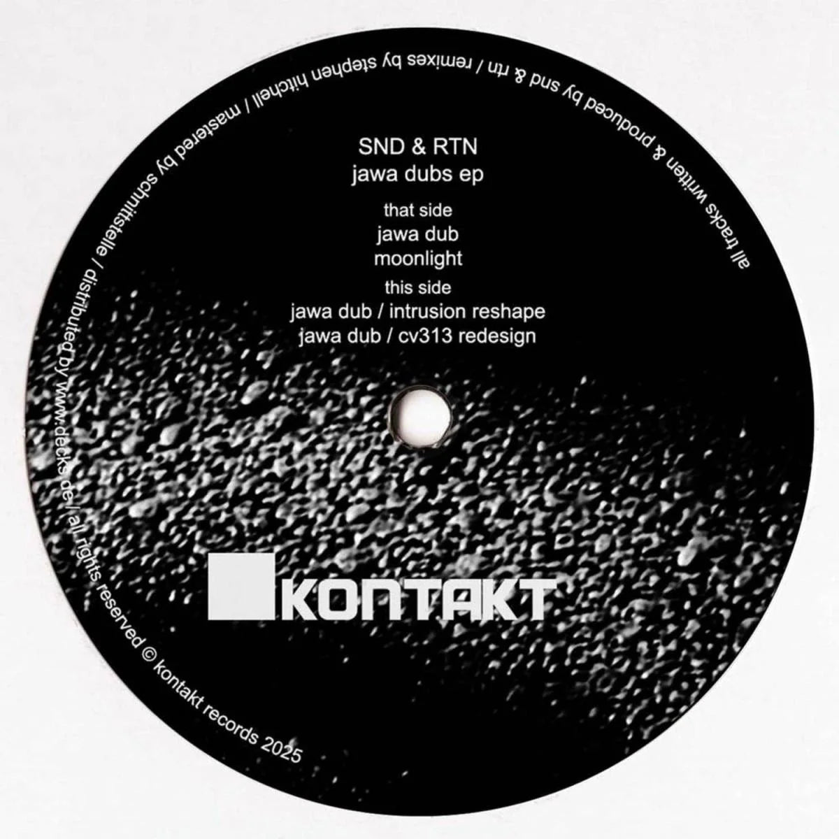 SND & RTN - Jawa Dubs EP (w/ Intrusion / cv313 Remixes)